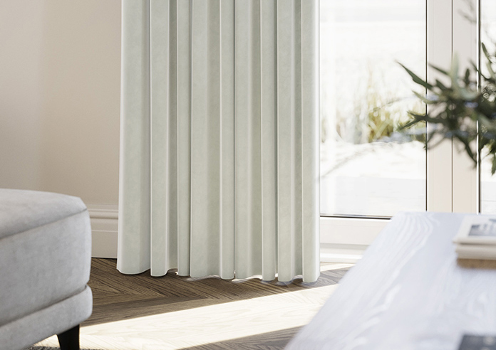 Odessa Velvet, Smoke - Made to Measure Curtains - Image 5